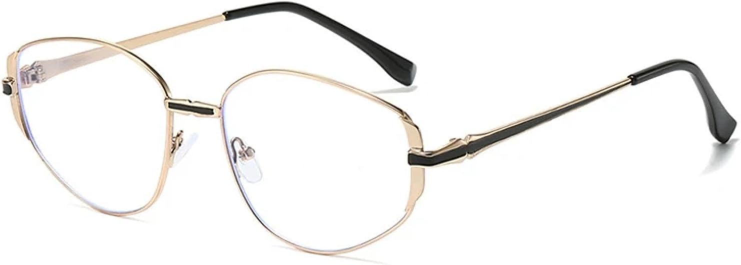 

Классические овальные солнцезащитные очки для женщин, модные, роскошные, в металлической оправе, для мужчин, для активного отдыха на природе и вождения, защита от УФ-излучения UV400 TKKTLLT, Silver Clear