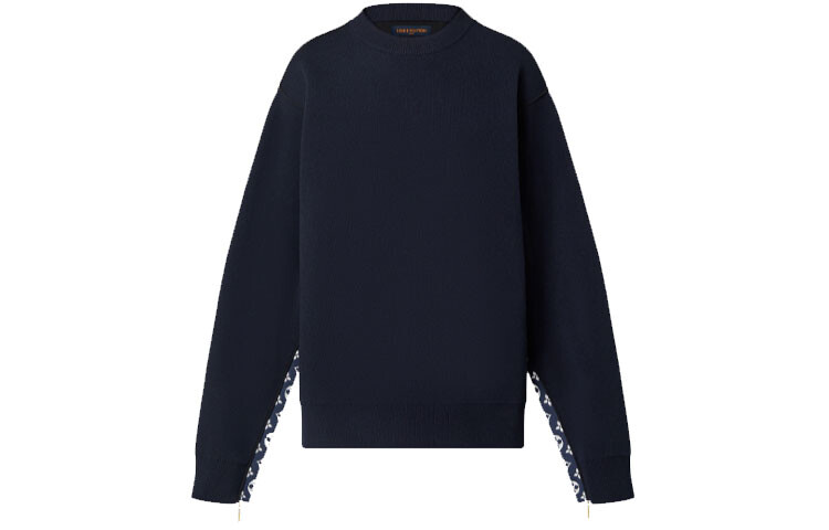 

Новые квартальные продукты LV Cashmere Sweater Women's Blue Louis Vuitton