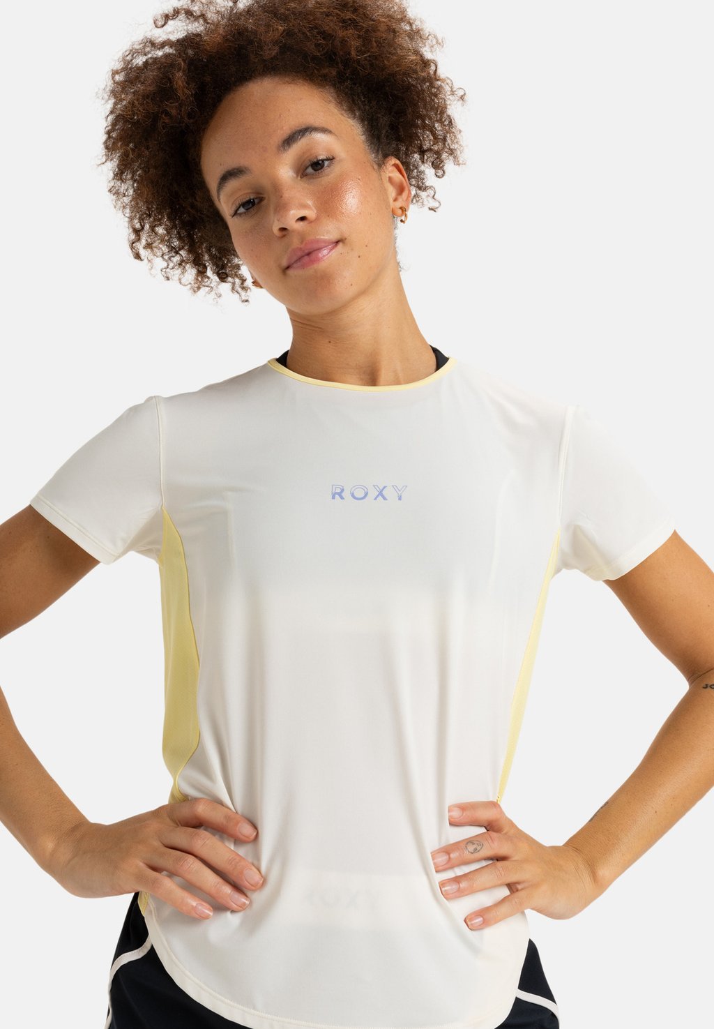 

Футболка с принтом Roxy, белый