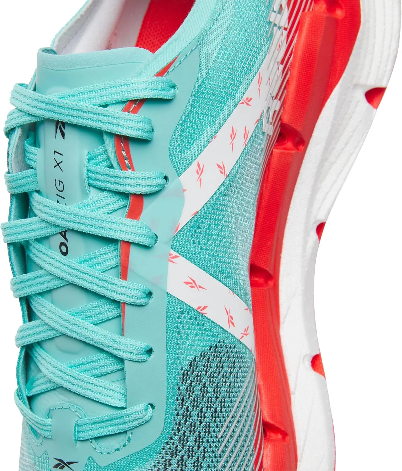 Кроссовки Reebok Unisex Floatzig X1, черный/красный — фото 2
