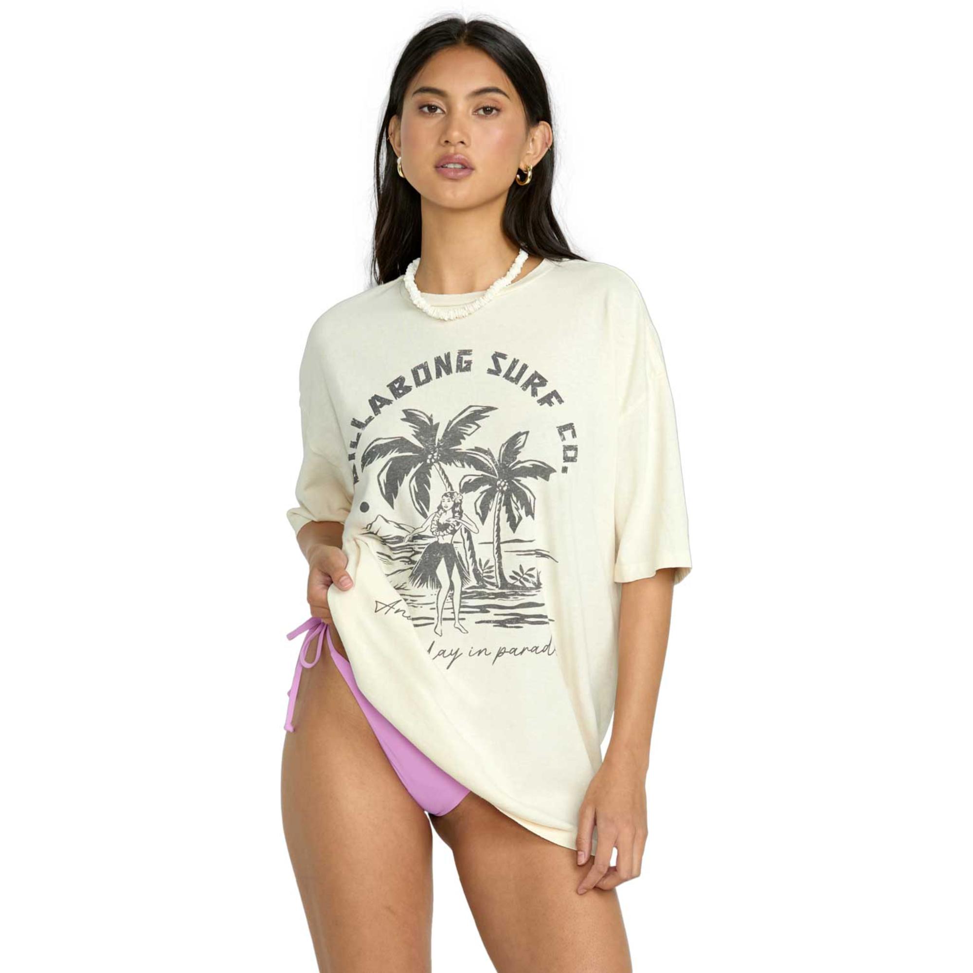 

Женская футболка "This Is Tropical" Billabong, Whitecap, Белый, Женская футболка "This Is Tropical" Billabong, Whitecap