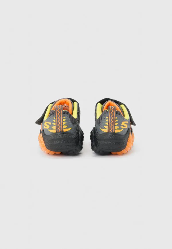 Кроссовки saurus lights 2.0 Skechers, Charcoal/Orange/Yellow — фото 3