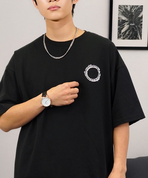 

Футболка с коротким рукавом, широкая, с вышивкой логотипа, круга и сердца L'atelier, черный