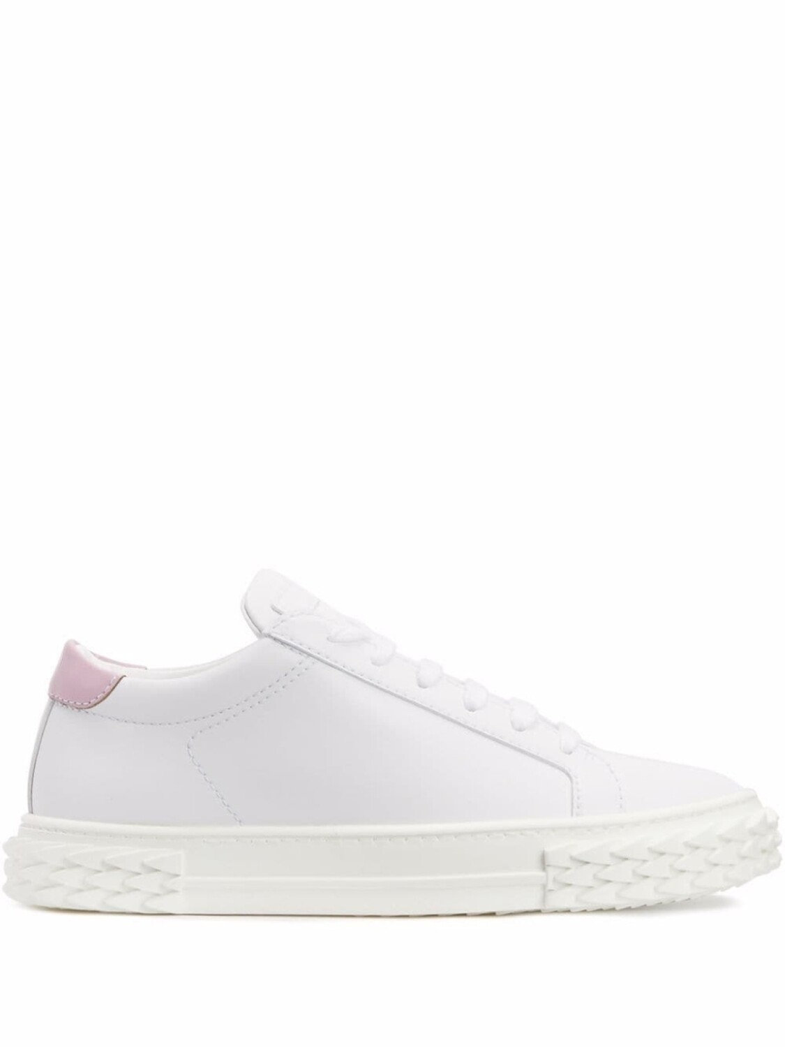 

Кроссовки Giuseppe Zanotti Lace-up, белый/светло-сиреневый