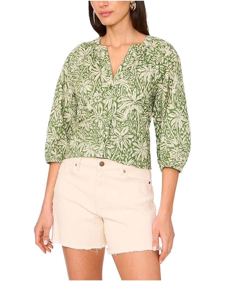 

Блуза Vince Camuto Raglan, оливковый