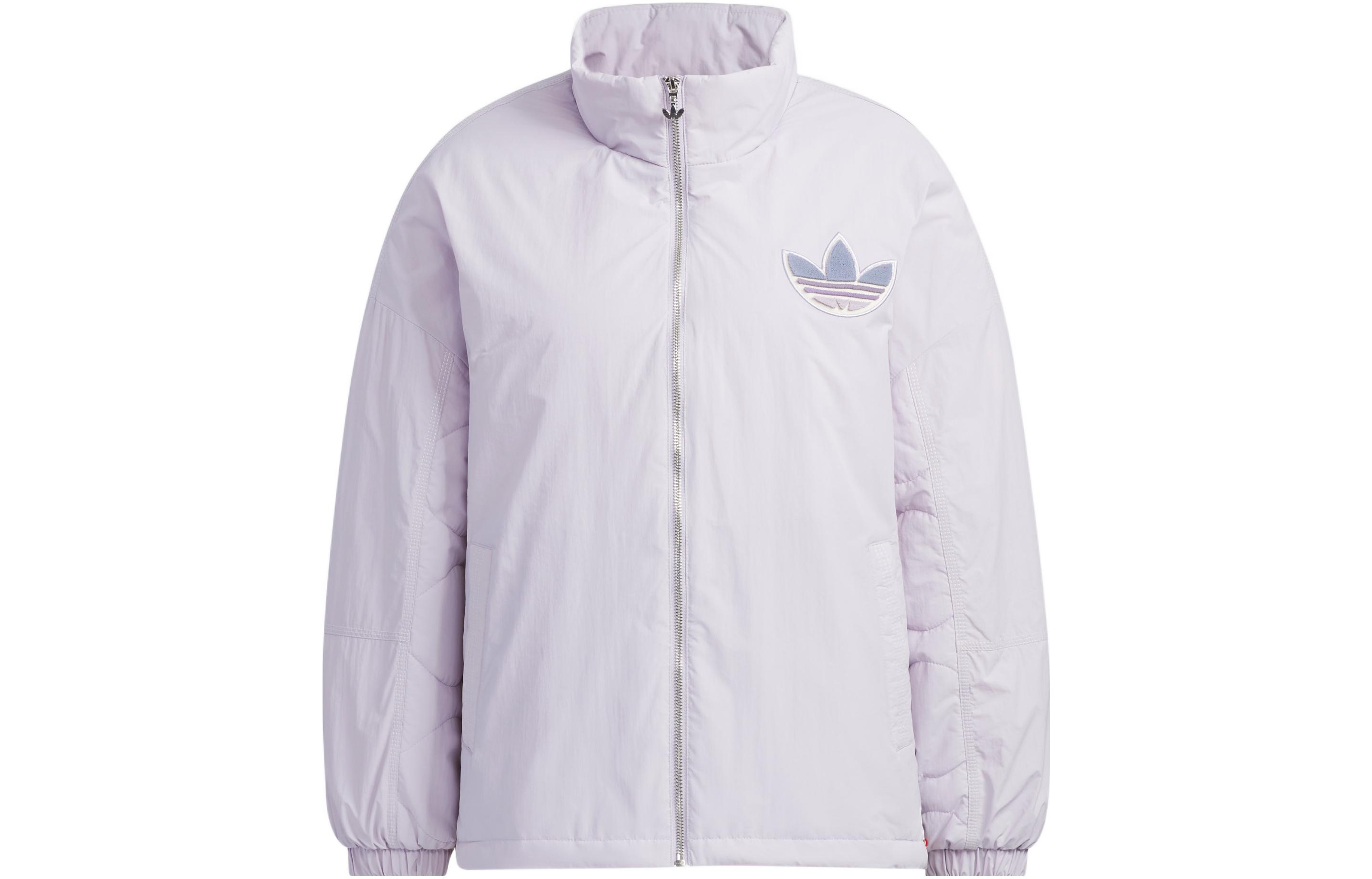Adidas Originals Пуховик женский розовый белый, Pink White — фото 3