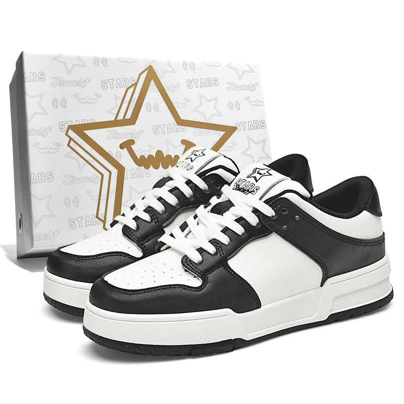 

Stateof Stars Лоу-топ скейтборд кроссовки мужские - Панда Блэк, цвет Panda Black