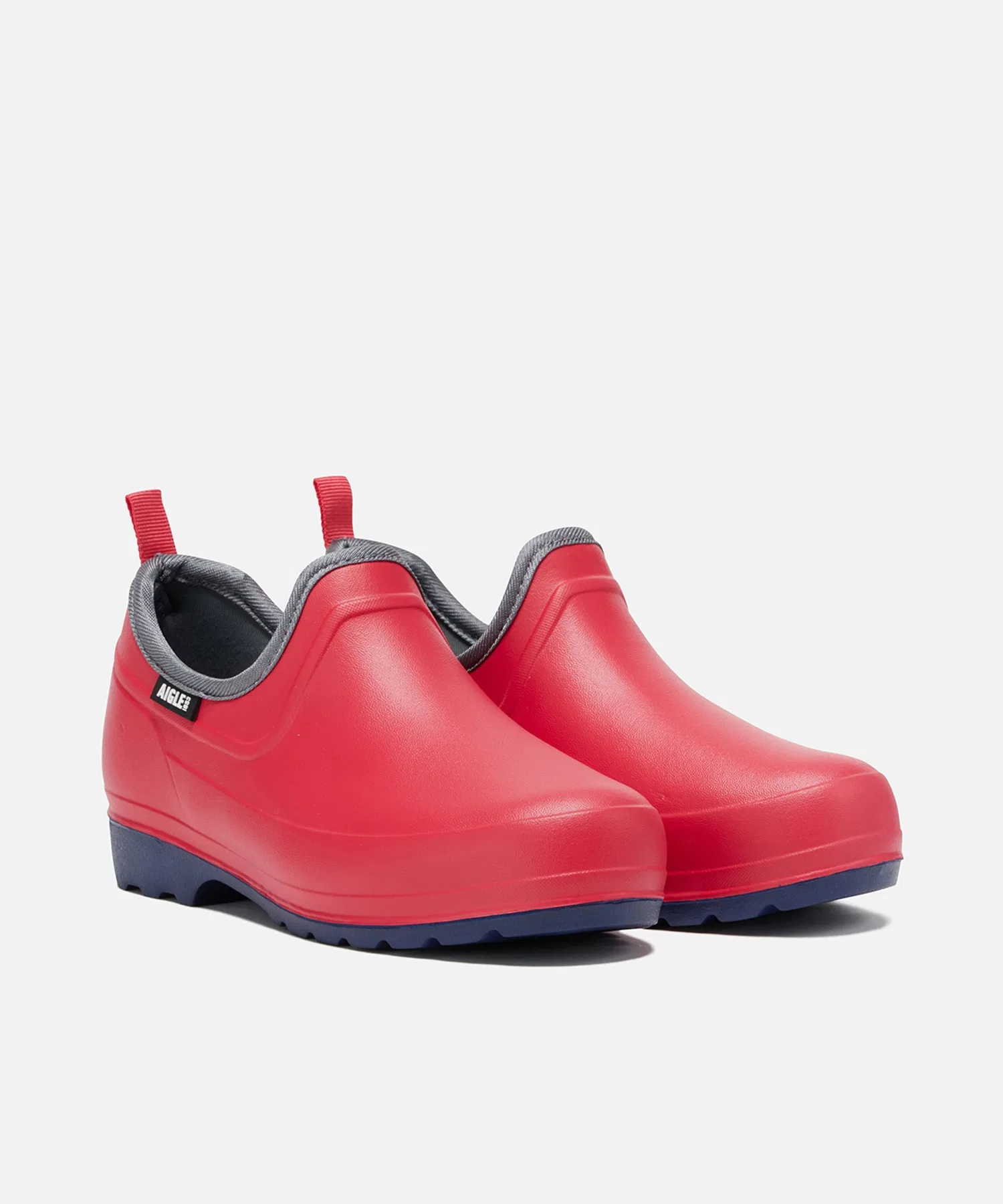Унисекс непромокаемые лёгкие клоги AIGLE Taden Plus 2 красные