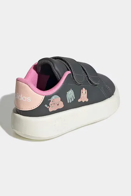 Кроссовки детские ADVANTAGE Adidas, черный — фото 3