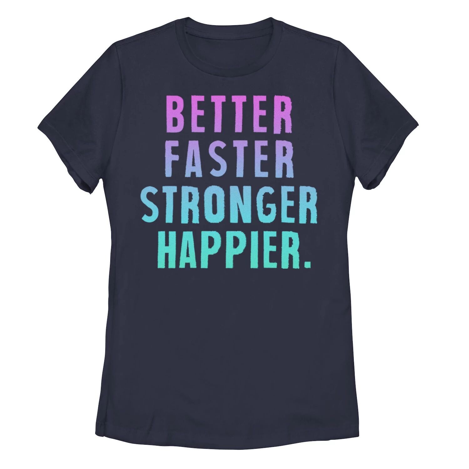 

Футболка с мотивационным рисунком Better Faster Stronger Happier для юниоров