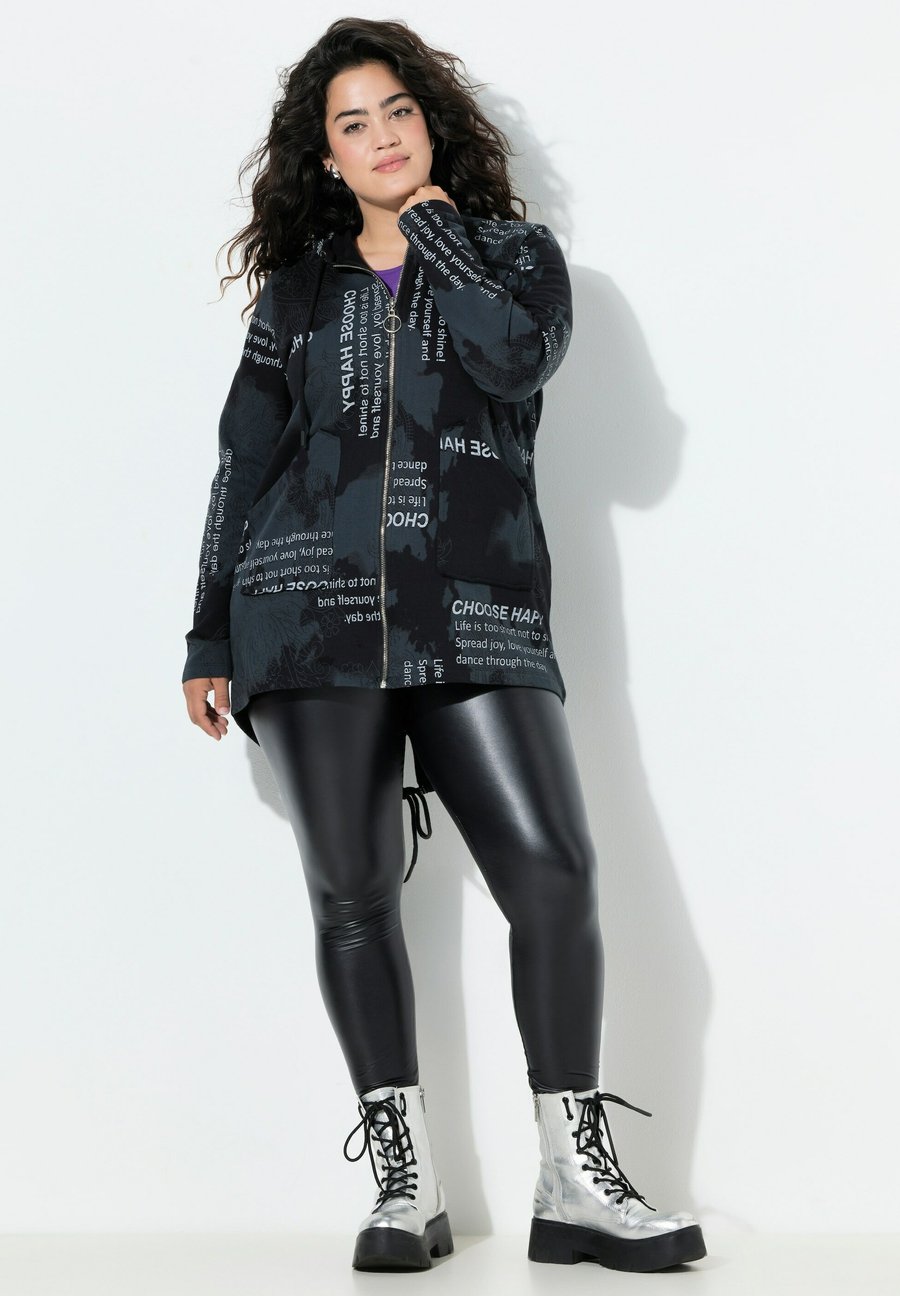 

Толстовка Angel of Style A-LINIE ALLOVERDRUCK KAPUZE, Anthracite/Taupe
