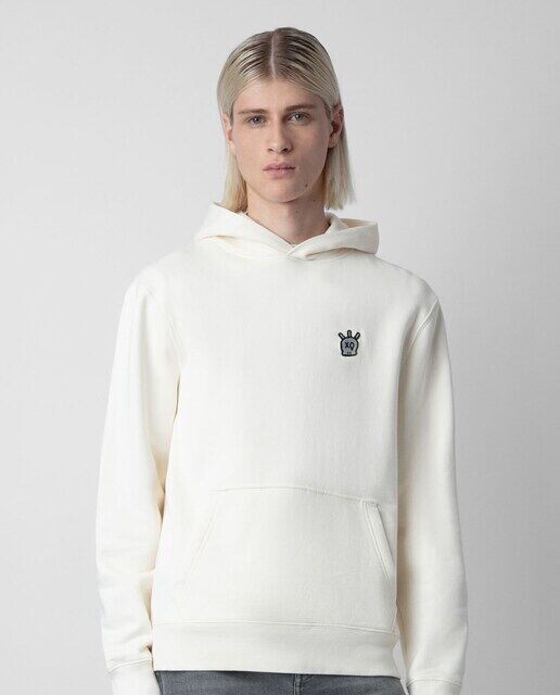 

Мужская толстовка с капюшоном Zadig & Voltaire, белый