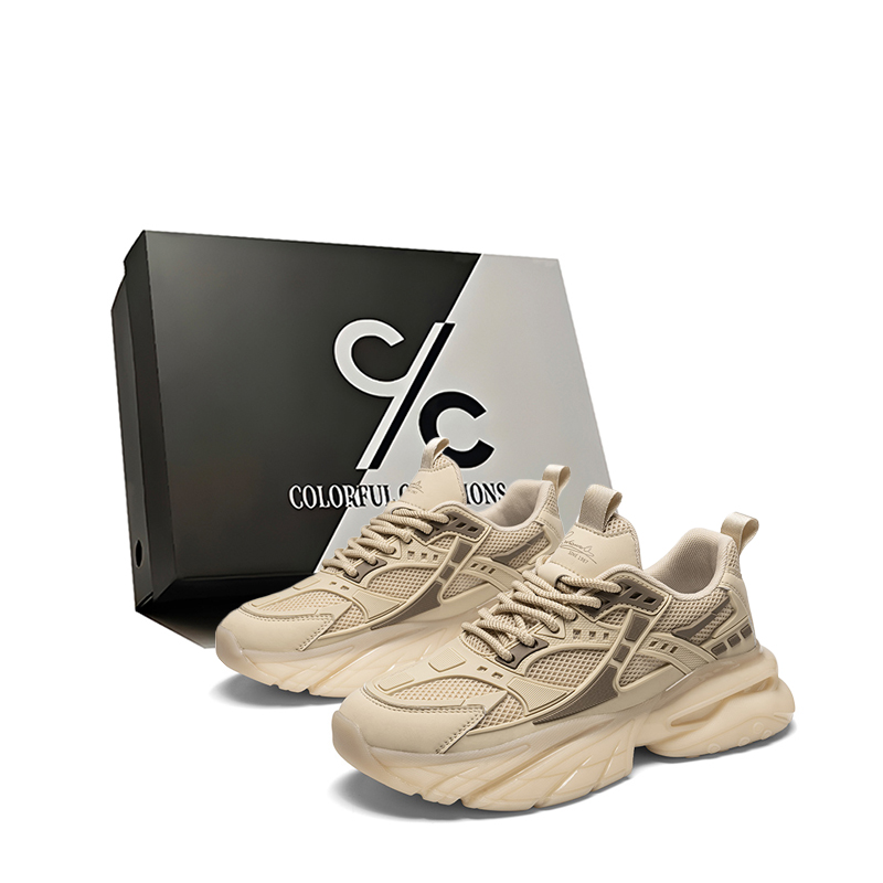 

Низкие массивные кроссовки мужские Colorful Creations, Khaki