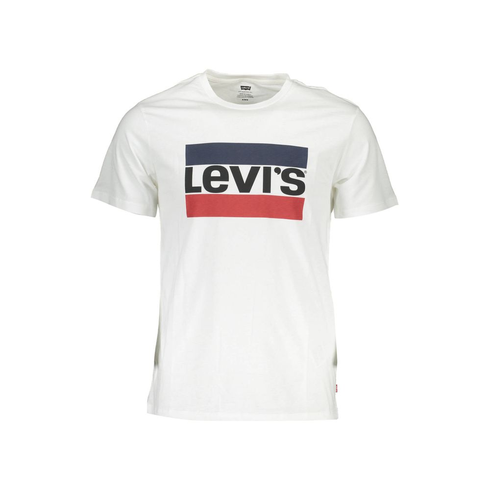 

Белая хлопковая мужская футболка Levi´s