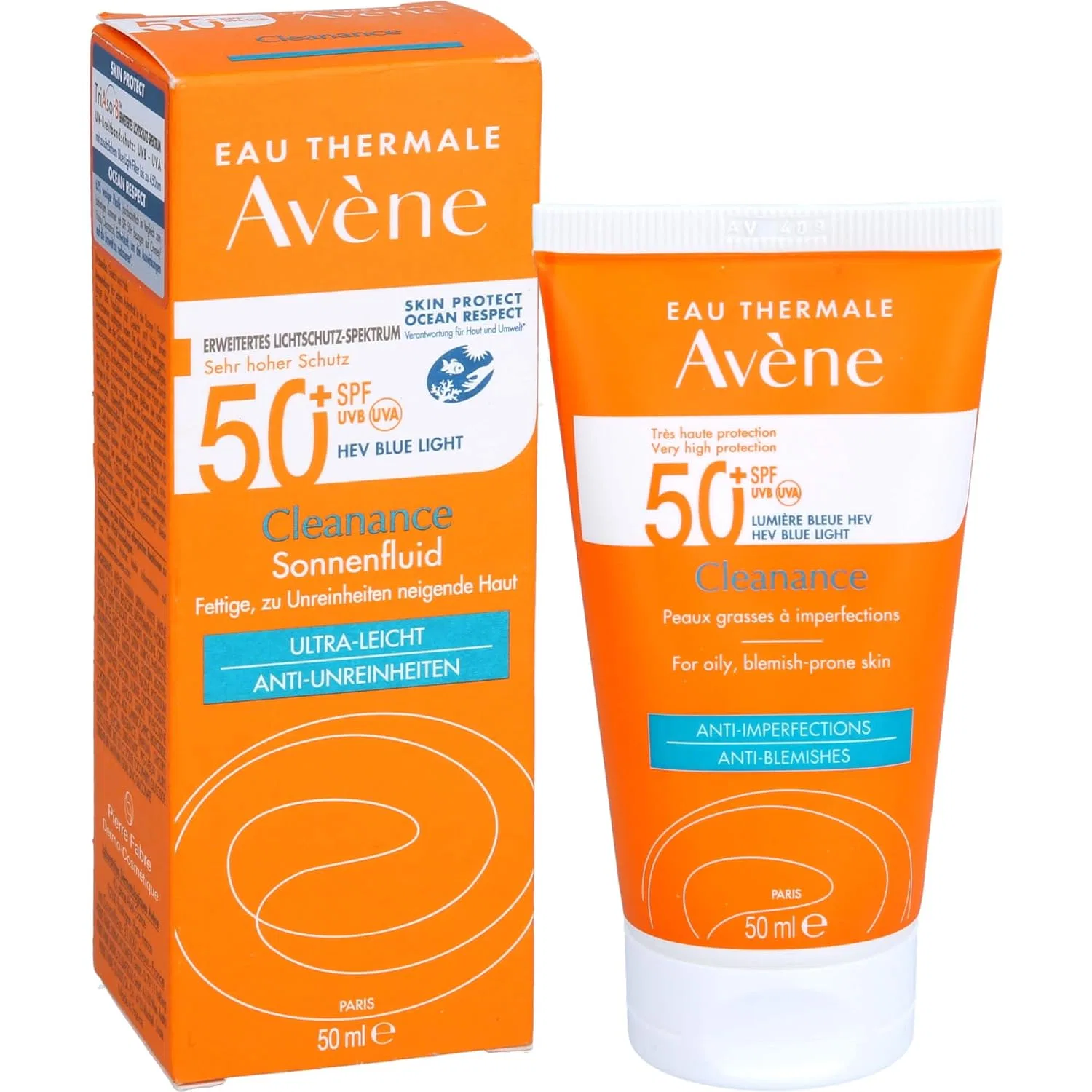 Солнцезащитный крем AVENE Cleanance Anti-Blemishes SPF50+ Avene, White — фото 3