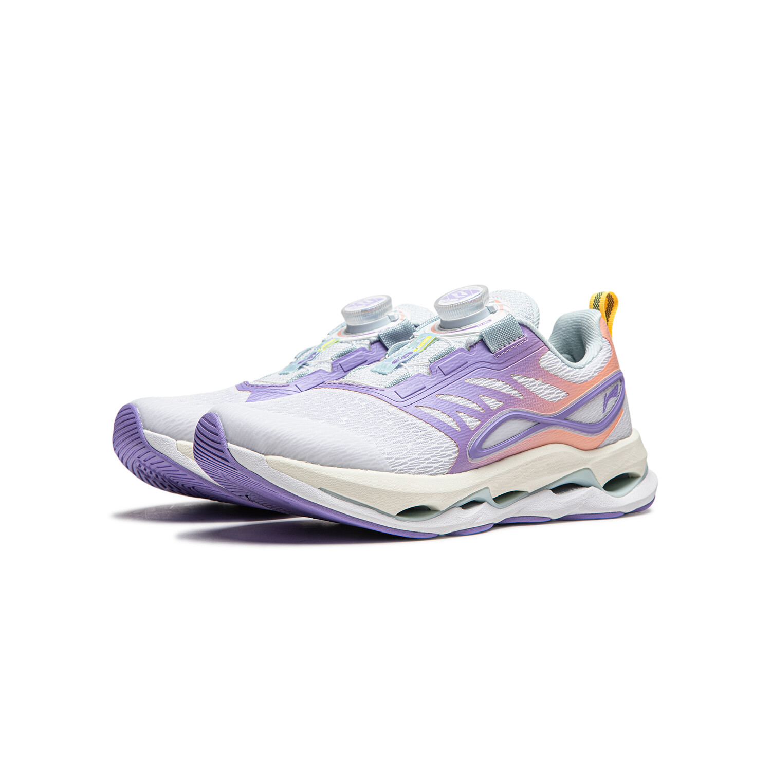 Детские кроссовки GS Low-top Standard White/Fairy Pink/Light Kite Purple Lining Young, розовый — фото 4