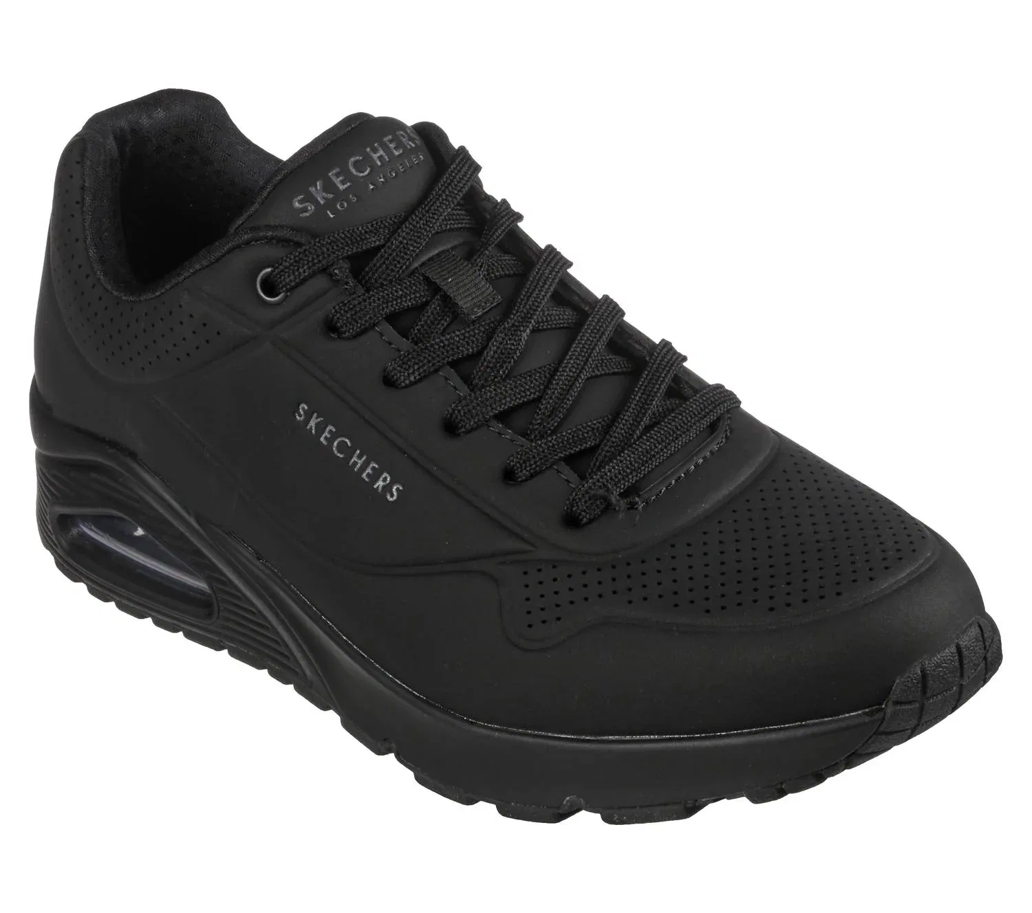 Skechers Мужские кроссовки Uno Stand On Air черного цвета