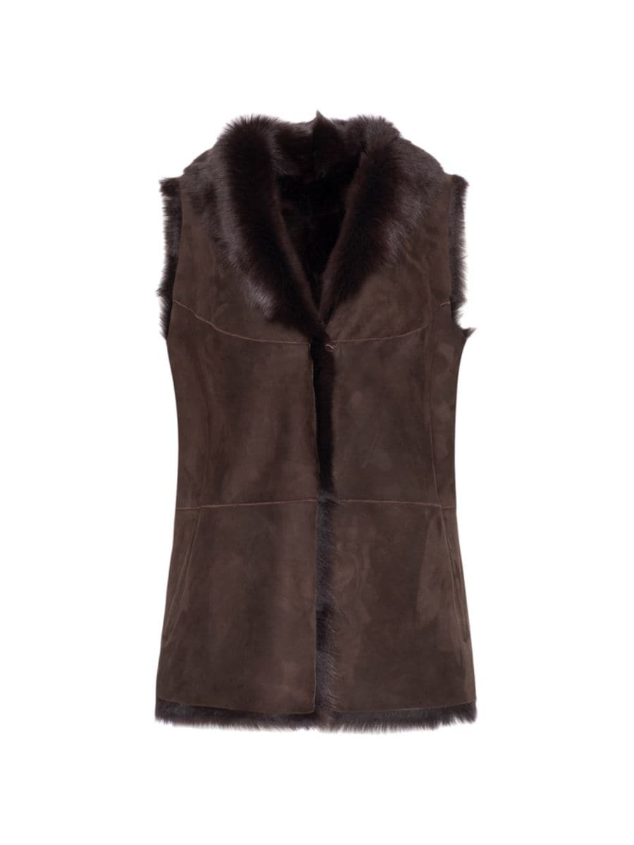 

Жилет из овчины Toscana Made For Generations WOLFIE FURS, цвет Cocoa Brown, Коричневый, Жилет из овчины Toscana Made For Generations WOLFIE FURS, цвет Cocoa Brown