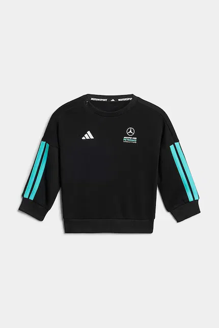 Спортивный костюм из флиса MERCEDES Adidas Performance, черный — фото 2