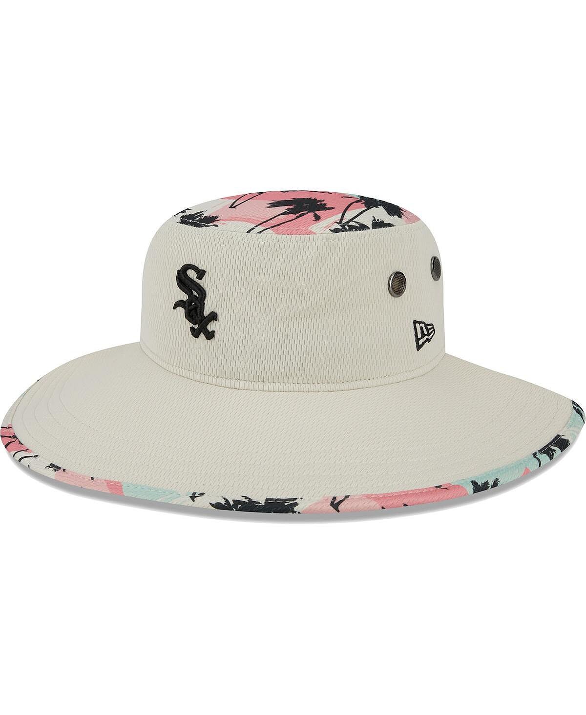 

Мужская пляжная панама в стиле ретро Chicago White Sox Natural Chicago White Sox New Era