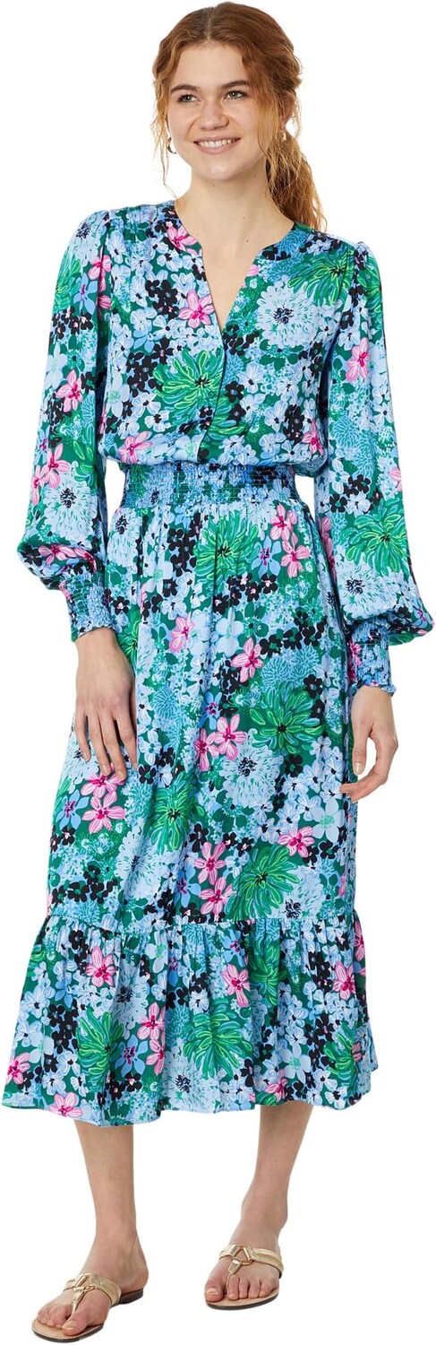 

Платье Lilly Pulitzer Loubella Long Sleeve Flor, цвет Multi Soiree All Day