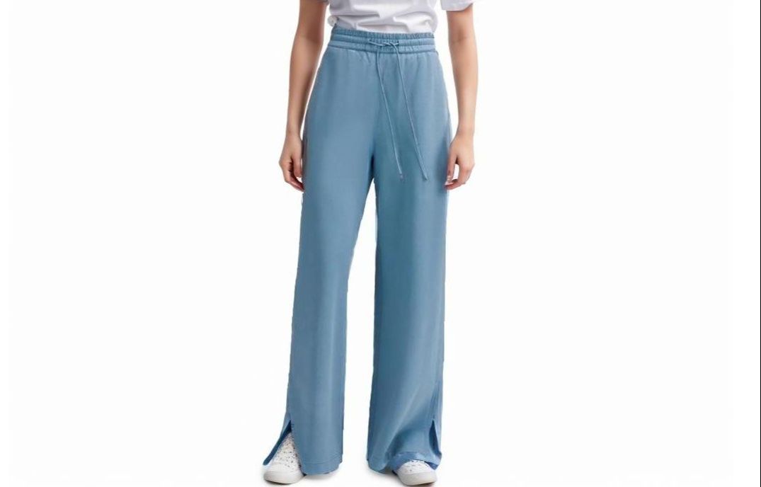 

Женские повседневные брюки из французского трикотажа Lululemon, Blue/Utility Blue