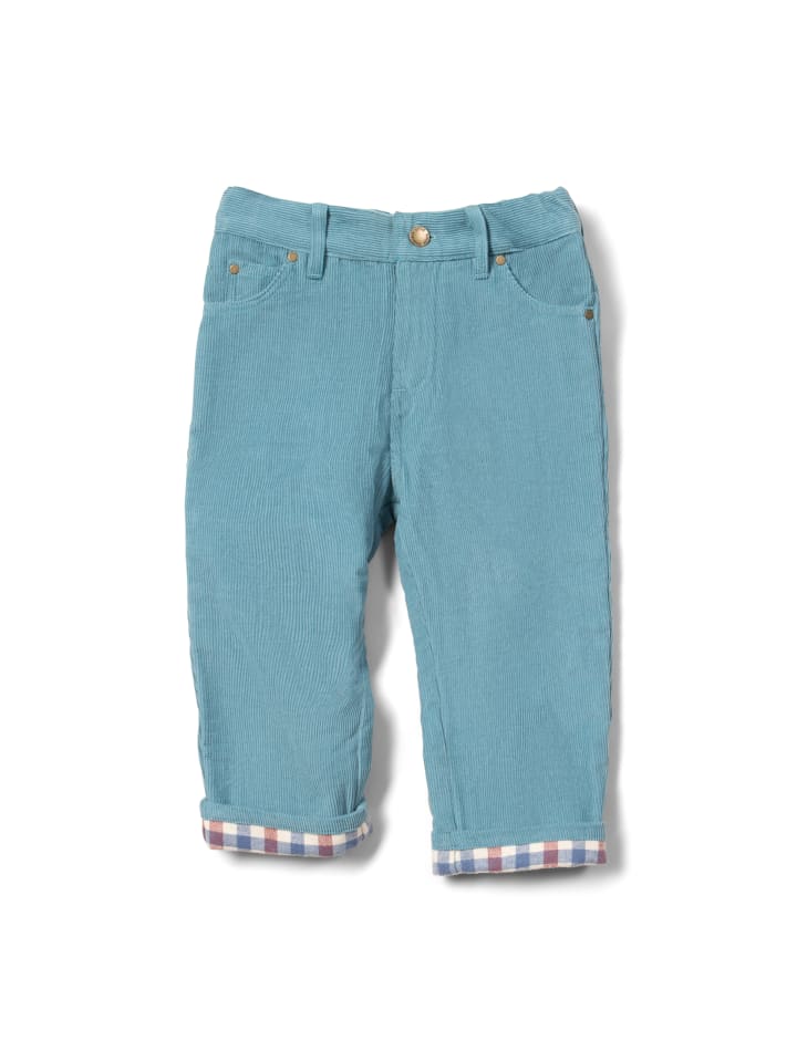 

Little Green Radicals Вельветовые джинсы на подкладке синего цвета