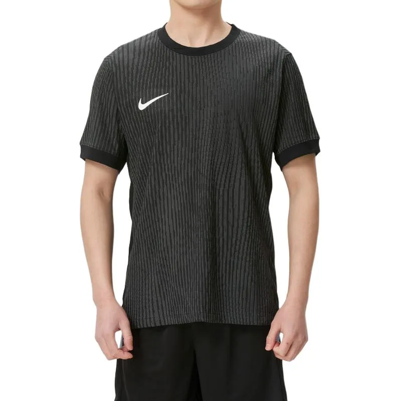 Nike Футболка Swoosh мужская черная с круглым вырезом