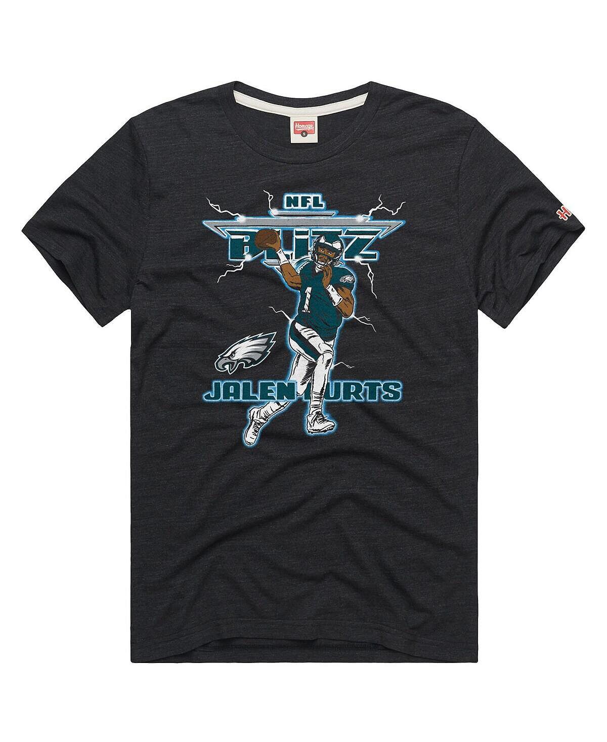 

Мужская темно-серая футболка Jalen Hurts Philadelphia Eagles NFL Blitz Player Tri-Blend Homage, Серый, Мужская темно-серая футболка Jalen Hurts Philadelphia Eagles NFL Blitz Player Tri-Blend Homage