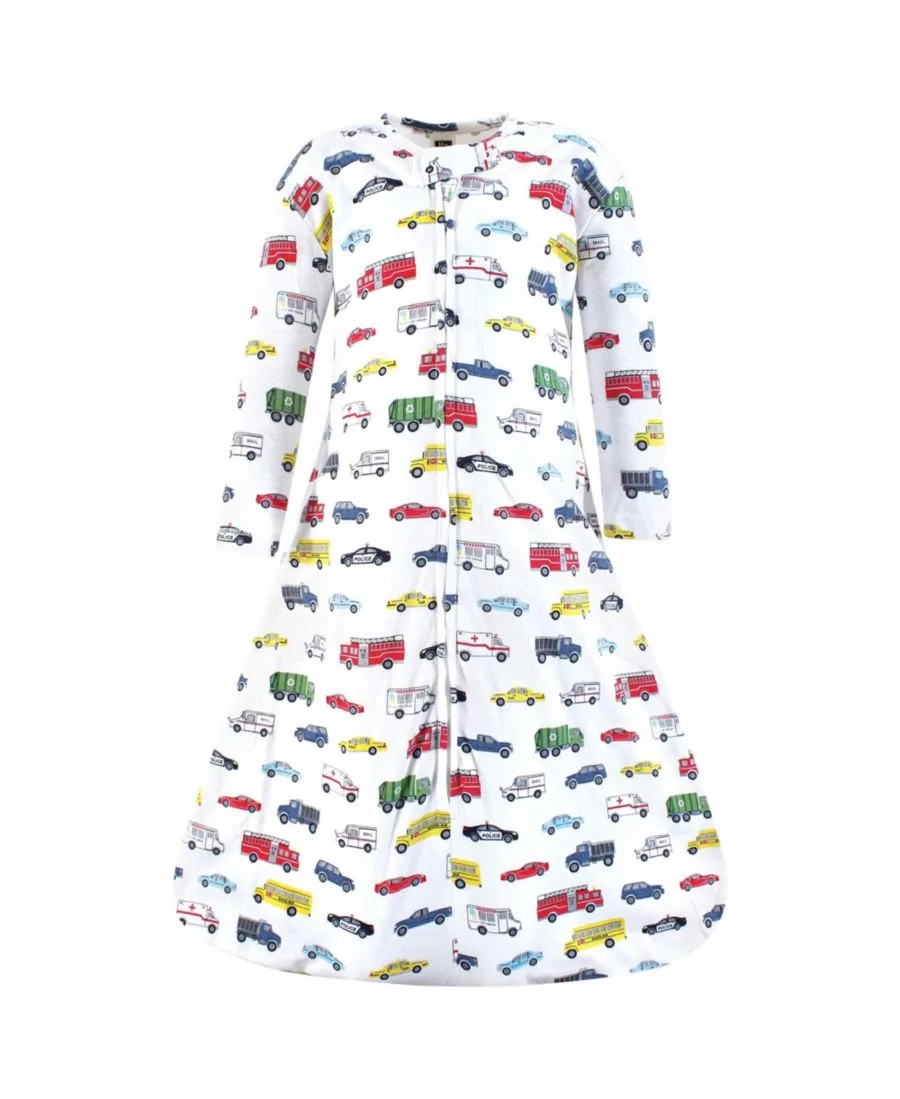 Уютный спальный мешок из хлопкового трикотажа с длинными рукавами Hudson Baby, Going Places