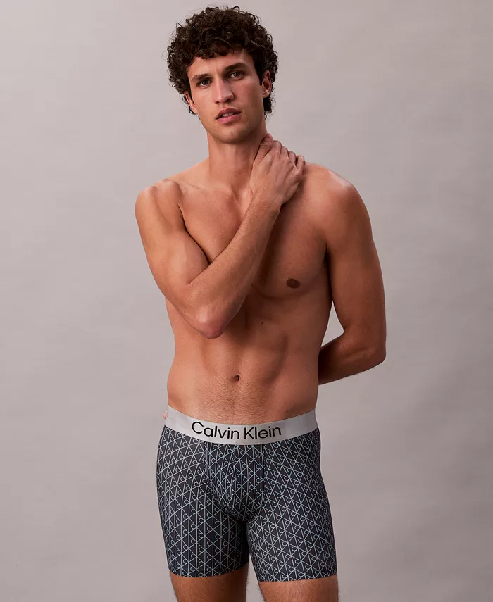 

Мужские утепленные микрофибровые стрейч боксеры Calvin Klein