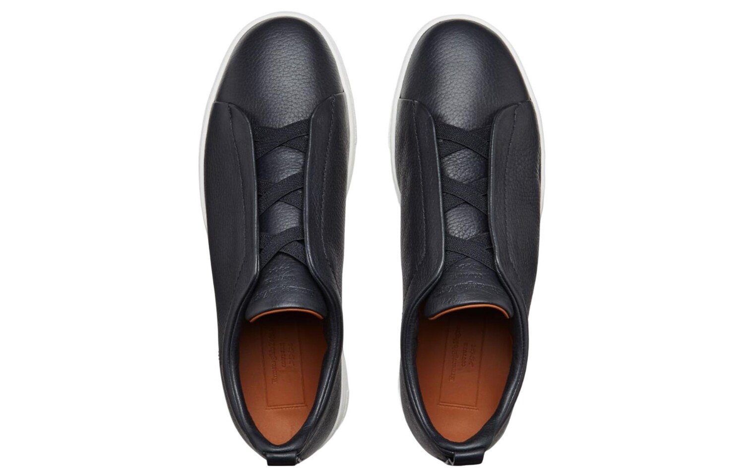 Кроссовки для скейтбординга Triple Stitch мужские низкие черные Zegna — фото 3