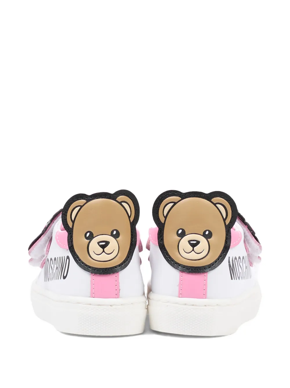 Кроссовки Teddy с цветочной аппликацией Moschino Kids, белый — фото 4