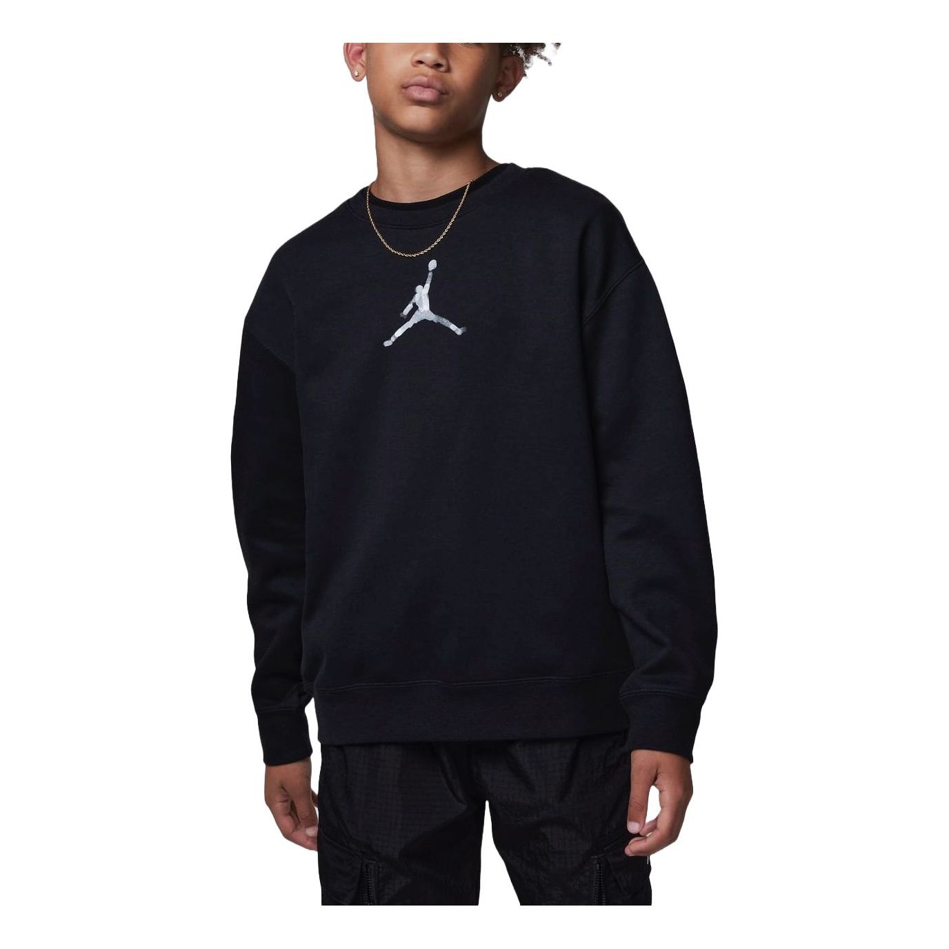 

Толстовка (GS) Air Jordan Anti-Gravity Machines Sweatshirt 'Black' FZ6145-010, черный