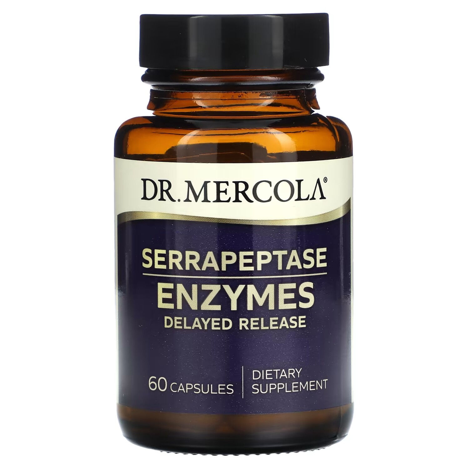 

Добавка Dr. Mercola Ферменты серрапептазы, 60 капсул