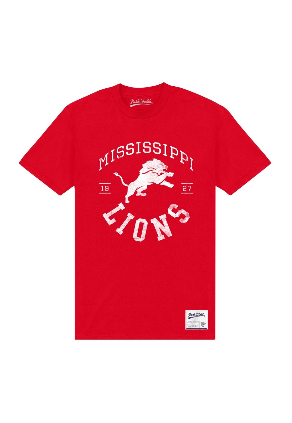 

Футболка с принтом EAST MISSISSIPPI EMCC LIONS Henry Tiger, красный