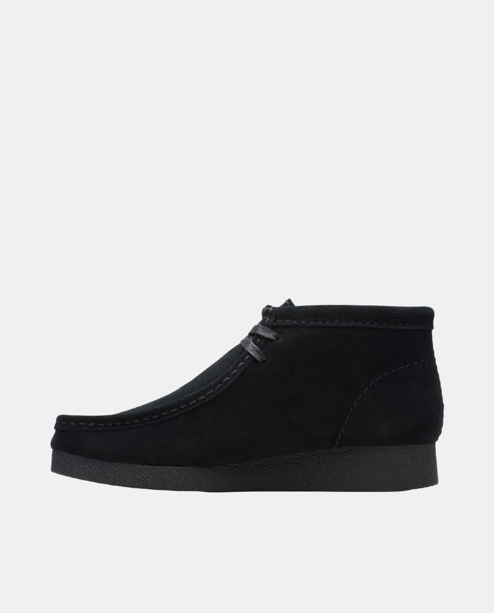 Ботинки WallabeeEVOBt из замши с резиновой подошвой Clarks, черный — фото 3