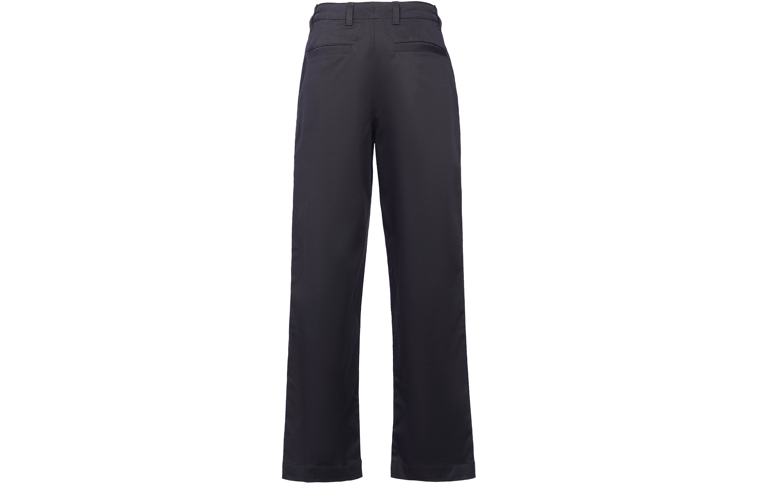 Повседневные брюки Men's Nike Life Solid Color Logo Printing Loose Straight Casual Pants/Trousers Black DX6028-010 — фото 3