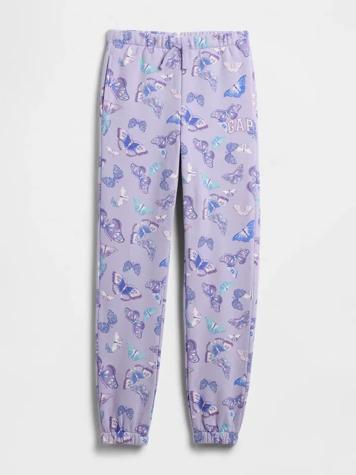 Спортивные штаны с утяжкой, GAP, лиловый