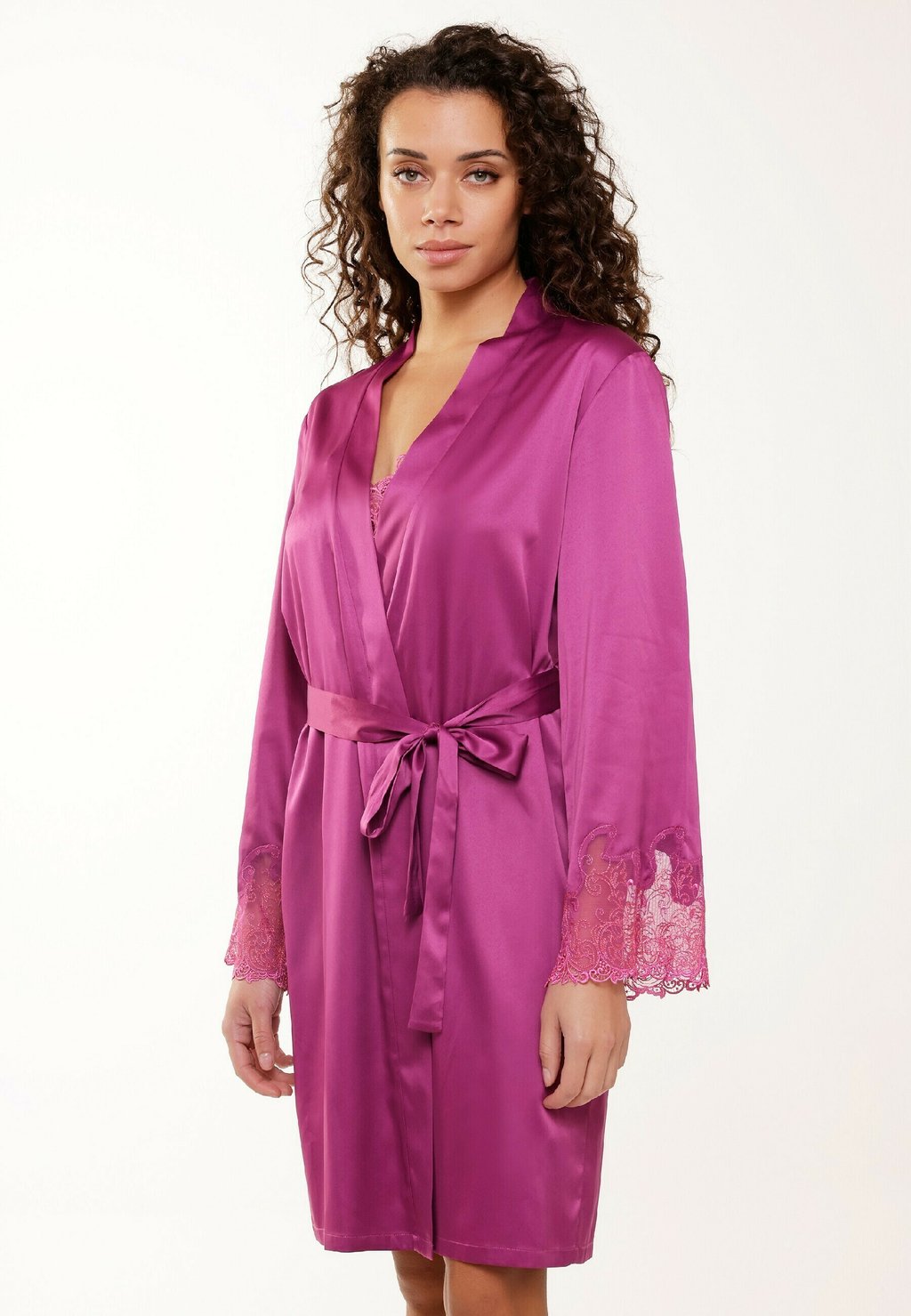 

Халат KIMONO LingaDore, темно-фиолетовый