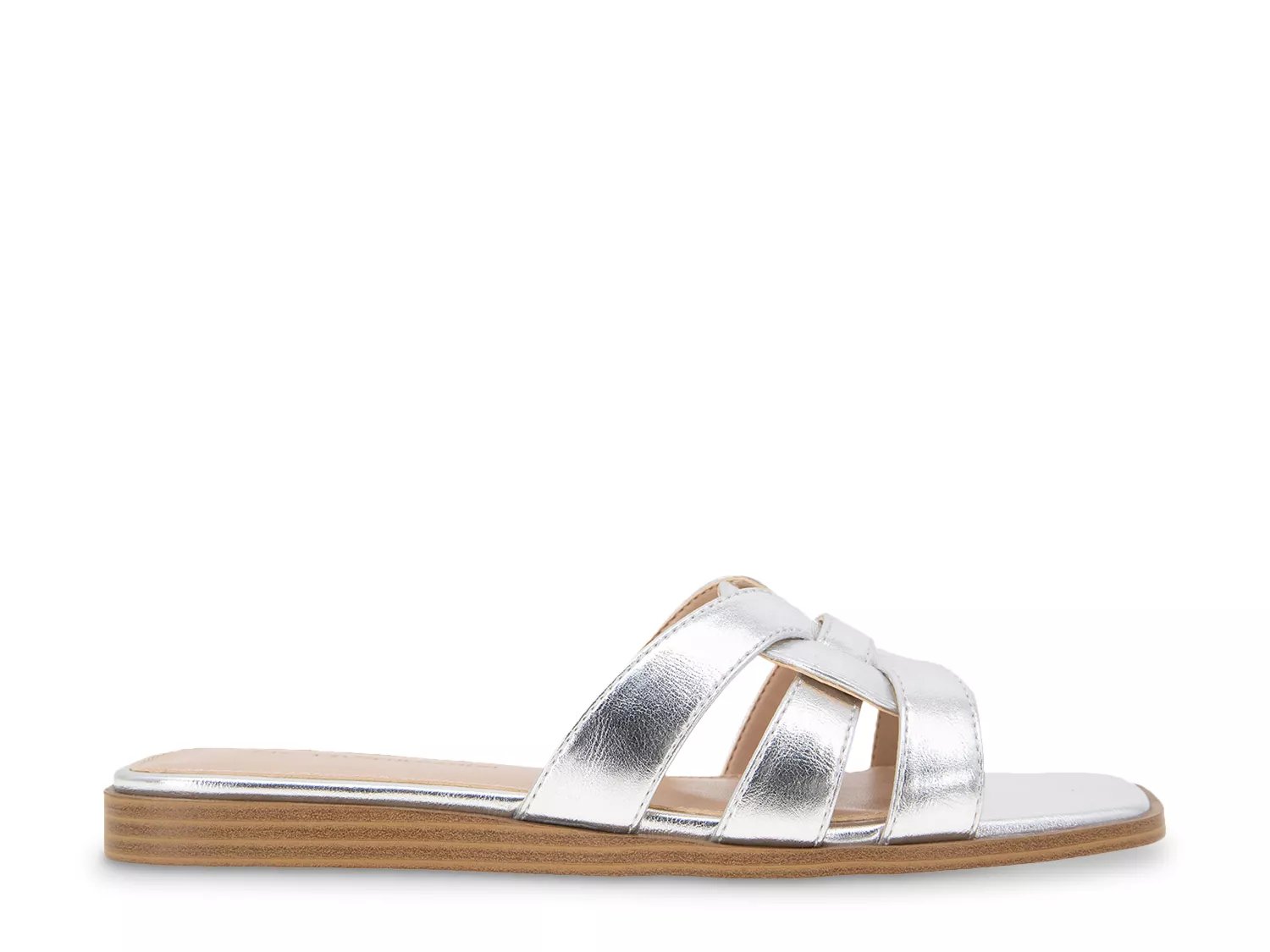 Сандалии BCBGeneration Meltem Sandal, Silver Metallic Synthetic — фото 4