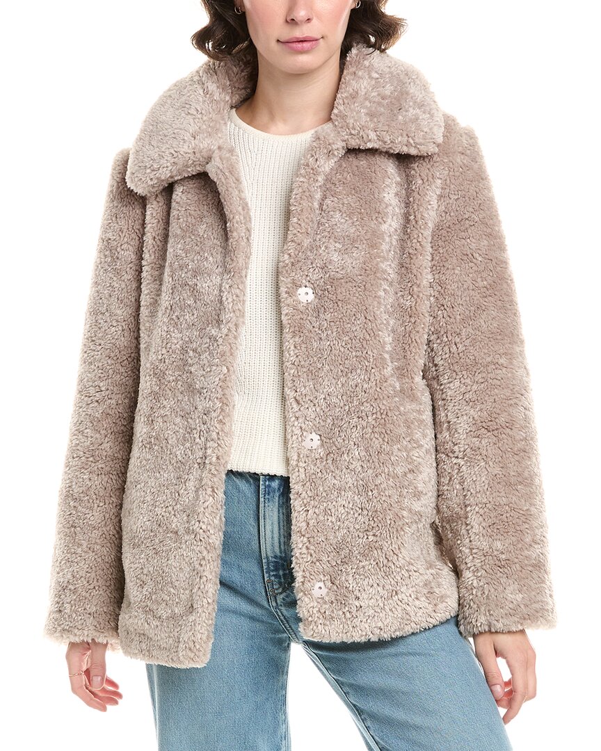 

Сам Эдельман Баттер Тедди Куртка Sam Edelman, серый