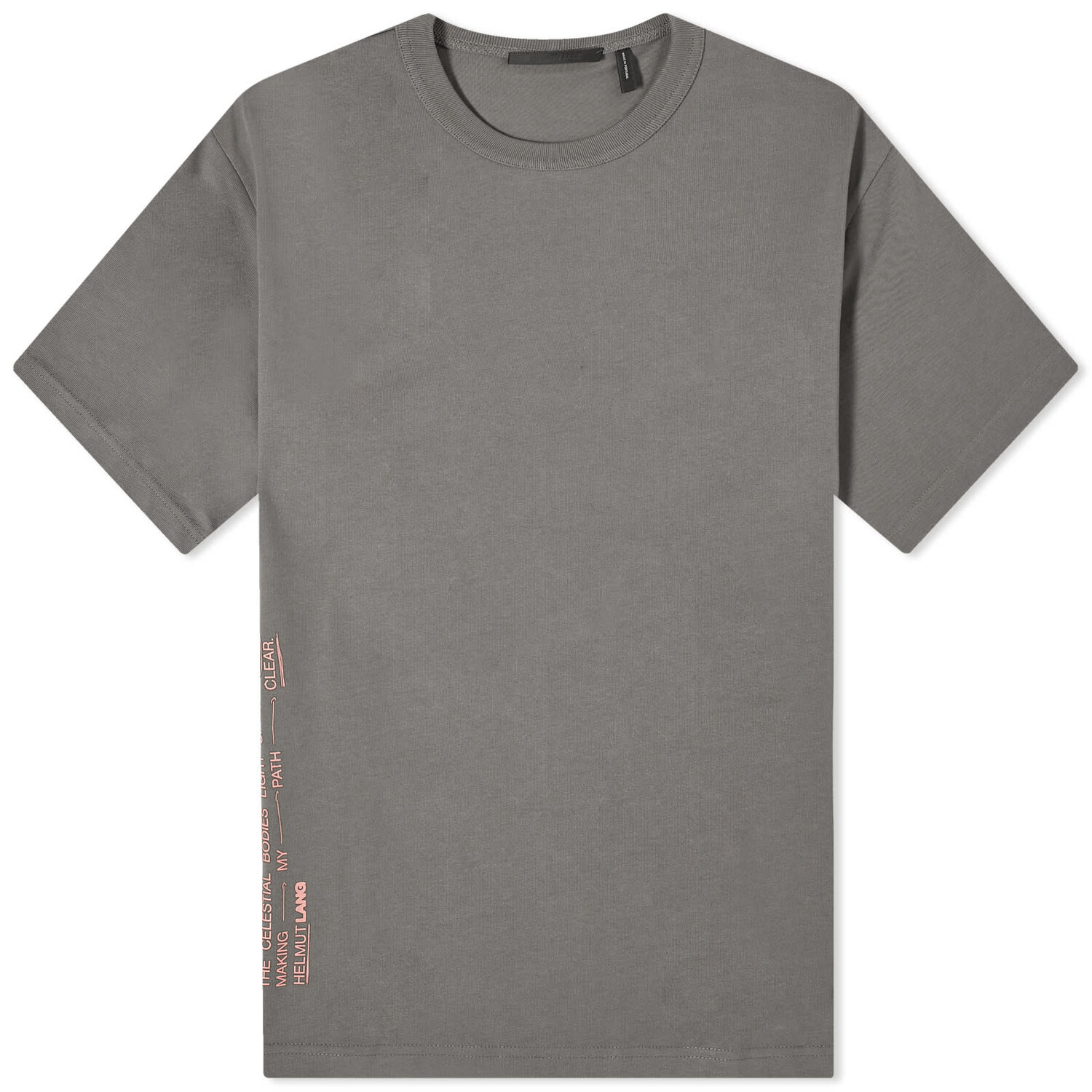 

Футболка Helmut Lang Outer Space, цвет Ash