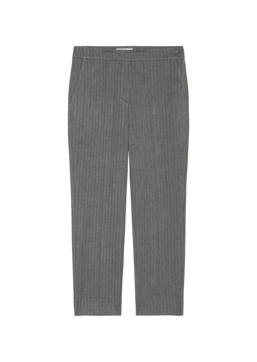 

Брюки Marc OPolo Slim fit Pleated Pants, цвет Dark grey/mottled grey