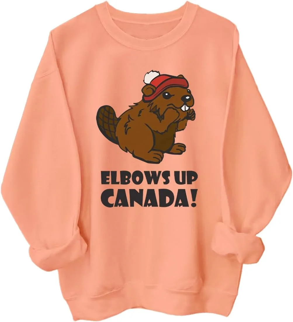 Толстовка с капюшоном Elbows Up Canada