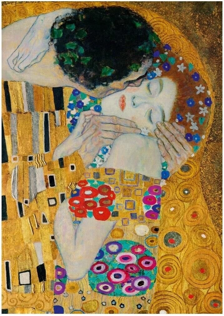 

Синяя птица, пазл, Поцелуй - Фрагмент, Густав Климт Пазл Синяя птица, 1000 шт. Bluebird
