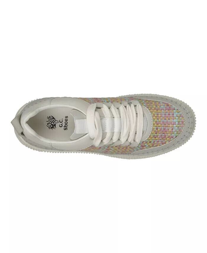 Женские кроссовки Ceci на шнуровке GC Shoes, мультиколор — фото 4
