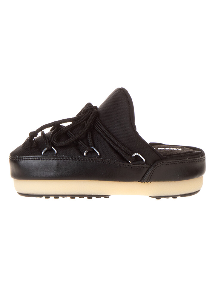 Сабо Moon Boot Hausschuhe Nylon, черный