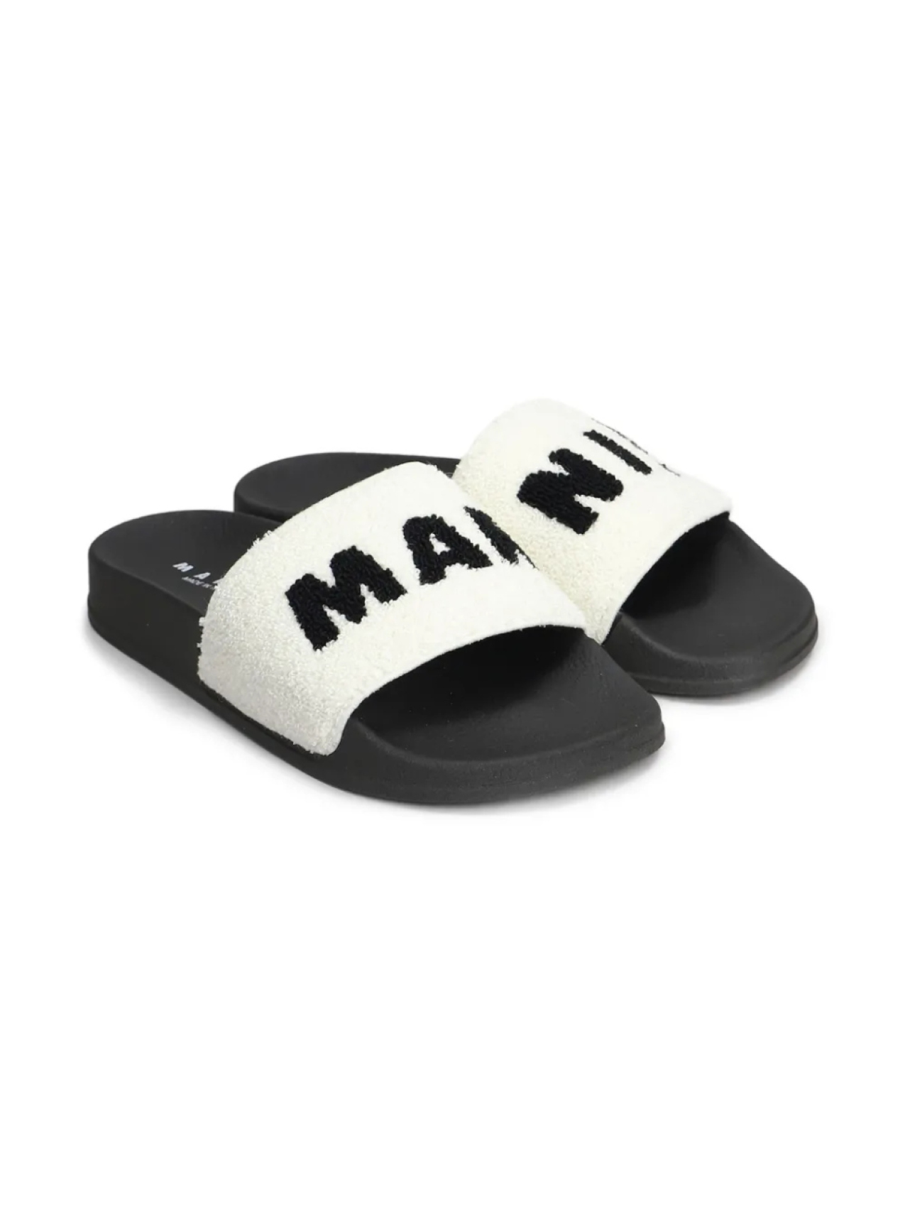 

Слайды с логотипом Marni Kids, белый
