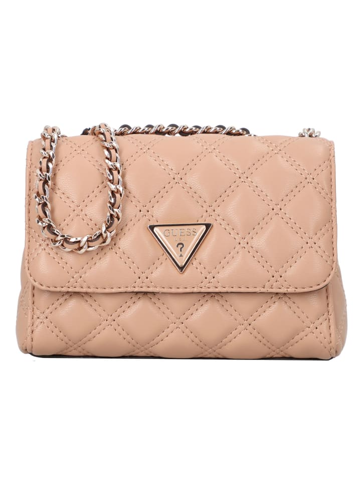 

Сумка через плечо Giully II Mini Bag 18 см бежевого цвета Guess